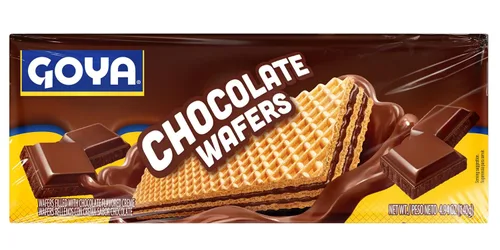 Vista 2 de Goya Foods Obleas de chocolate, 4.94 onzas (paquete de 24)