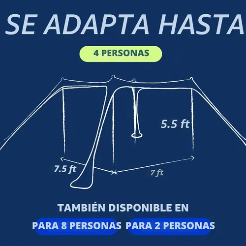 Vista 6 de SUN NINJA Tienda de campaña de playa, refugio solar, toldo de sombra de Verde