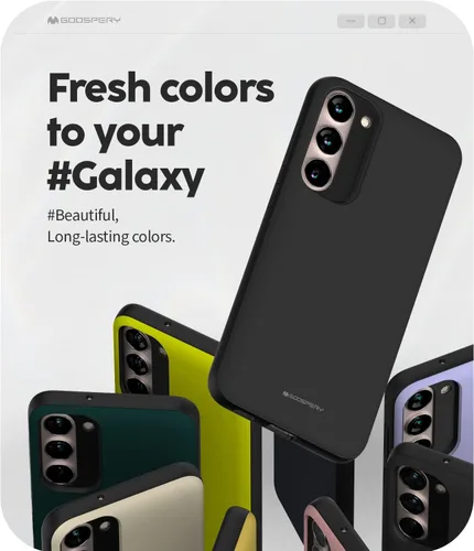 Vista 2 de GOOSPERY Funda magnética para puerta compatible con Galaxy S23 Plus, con tarjetero tipo billetera, cierre automático por imán, funda protectora