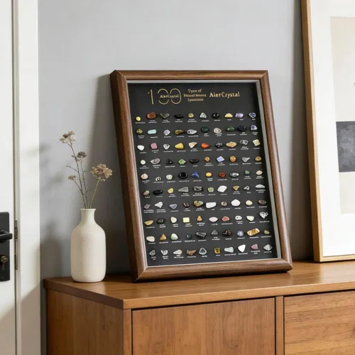 Vista 5 de Colección de 100 piedras preciosas de cristal natural, muestras mixtas de minerales crudos, incluyendo cuarzo, amatista y más para curación