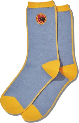 Vista 25 de Hot Sox Calcetines de mujer con patrón geométrico de novedad Heather cáñamo