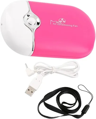 Vista 2 de Alluring Mini ventilador, soplador para secar pegamento - USB cargable para extensiones de pestañas (negro)