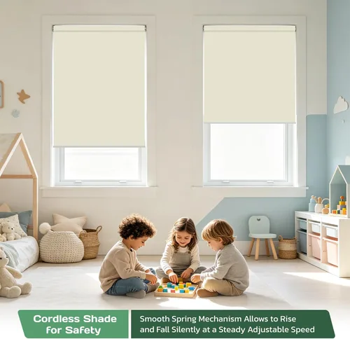 Vista 3 de Persianas enrollables opacas metálicas premium con protección contra los rayos UV impermeables aisladas térmicas hechas a medida para ventanas