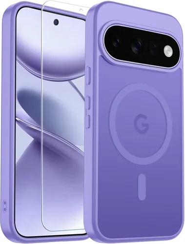Vista 205 de SUPFINE Funda magnética para Google Pixel 10 Pro XL con protector de pantalla (imanes integrados) (protección contra caídas de grado militar)