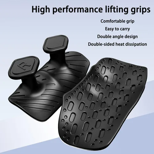 Vista 4 de Upgraded Weight Lifting Grips for Women & Men - Extra Large & Thick Non-Slip Gym Grips, Ergonomic Workout Gloves for Pull-Ups, Dumbbell Exercises