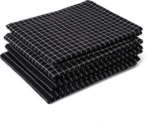 Vista 22 de Encasa XO Juego de toallas y paños de cocina Juego de 21 piezas de artículos esenciales de apartamento Manoplas de horno y soportes para ollas