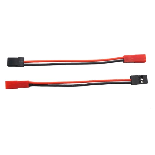 Vista 4 de ShareGoo 10 CM 20AWG JST hembra enchufe a JR macho servo receptor conector adaptador cable para coche RC FPV barco Lipo batería RC luces LED