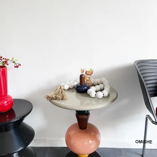 Vista 48 de OMISHE Guirnalda de cuentas de madera extra grande con cuentas de madera y borlas de 1.6 pulgadas de diámetro, cuentas decorativas rústicas de 41