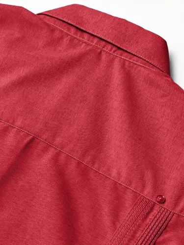 Vista 2 de Suslo Couture Guayabera de manga corta con botones de lino para hombre