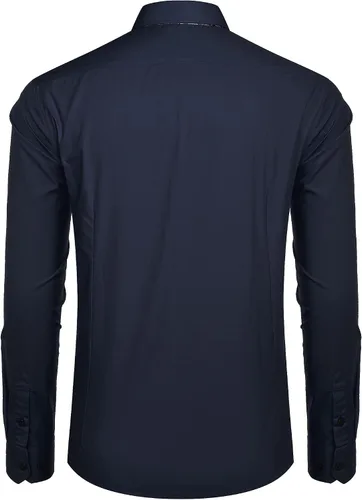Vista 4 de COOFANDY Camisa de vestir para hombre de manga larga casual con botones