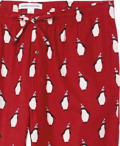 Vista 4 de Tienda Essentials - Pantalón de pijama de franela para hombre disponible en tallas grandes y altas