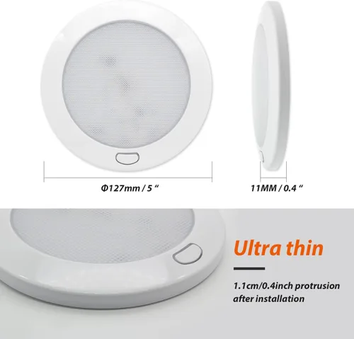 Vista 5 de Lámpara de techo Dream Lighting, de luz LED, ópalo, Blanco, 3.80watts, 12.00 volts