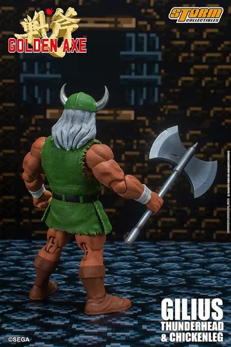 Vista 16 de Storm Collectibles Storm COLL Hacha dorada GILIUS Thunderhead & Chicken L 1/12 AF