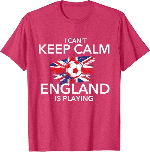 Vista 30 de I Can't Keep Calm England Is Playing - Camiseta para amantes del fútbol, Negro