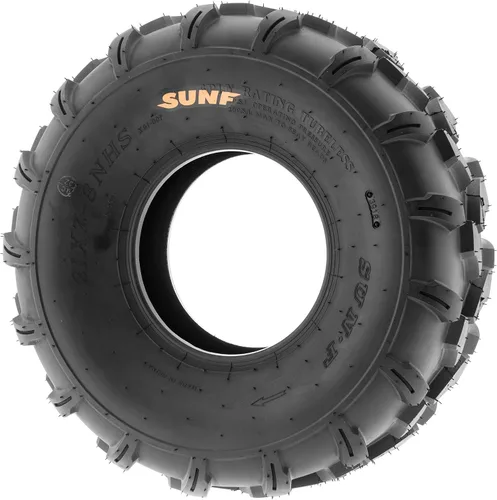 Vista 3 de SunF Juego de 4 neumáticos deportivos ATV de 18 x 7-8 UTV para cortacésped de 18 x 7 x 8, 6 capas-A003