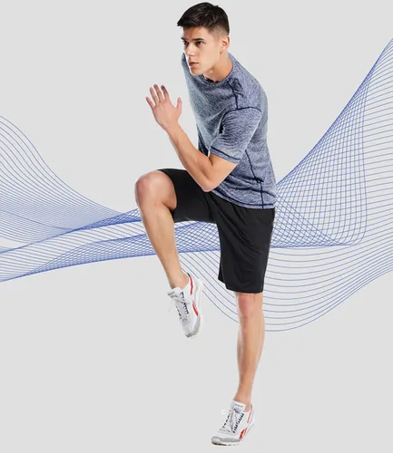 Vista 2 de Dry Fit - Camisetas deportivas de entrenamiento para hombre, de manga corta