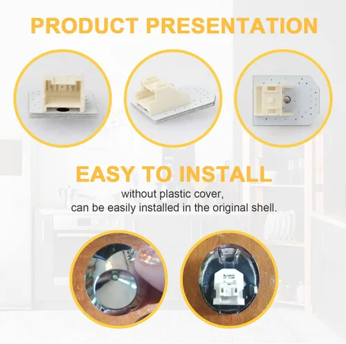 Vista 2 de WR55X11132 Reemplazo de lámpara LED para refrigerador, se adapta al módulo de luz LED GE refrigerador, reemplaza WR55X25754 WR55X30602 WR55X26486