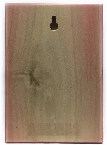 Vista 2 de Icono cristiano ortodoxo griego de madera San Antonio el Grande (4.5" x 6.5")
