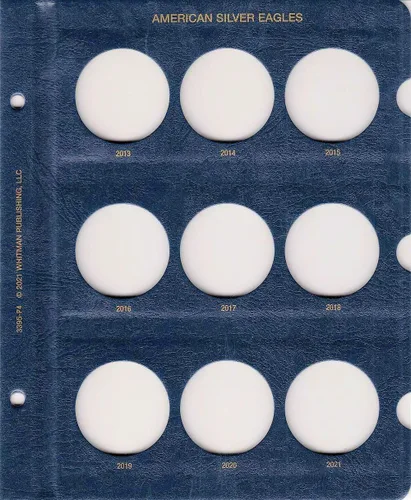 Vista 5 de Whitman Álbum de monedas de águila de plata estadounidense estadounidense 1986 - 2021 #3395