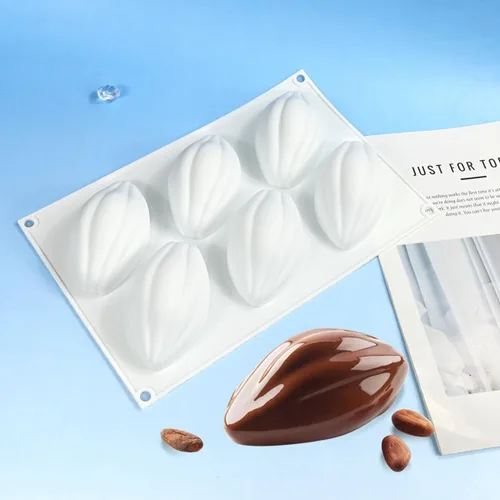 Vista 7 de Moldes de silicona para chocolate para hornear, diseño de bayas occa de 6 cavidades, antiadherentes y flexibles, perfectos para chocolate, dulces