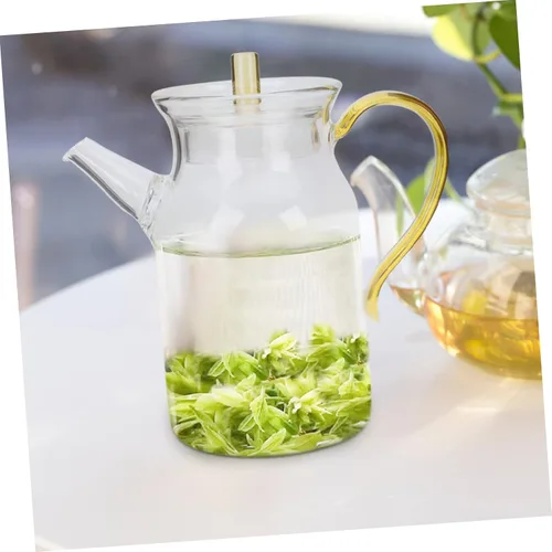 Vista 6 de Infuser Design Tea Pot Home Tetera de vidrio Tetera de mano para Drinkware