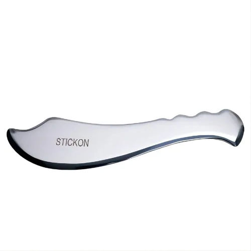 Vista 10 de STICKON Juego de herramientas de masaje de raspado Gua Sha de acero inoxidable, herramientas IASTM, gran herramienta de movilización de tejidos
