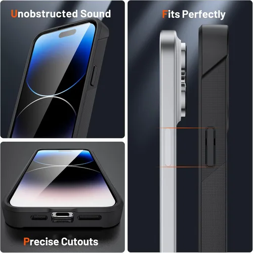 Vista 190 de Jeylly Funda para iPhone SE/Funda para iPhone 5S, Exterior de Plástico Duro que Absorbe Golpes + Interior de Silicona de Goma Defensor contra