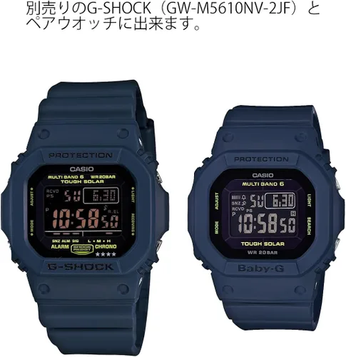 Vista 4 de Casio Reloj Baby-G importación de Japón Radio Solar Super Illuminator tipo BGD-5000U-2JF azul marino