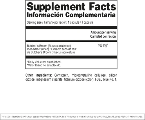 Vista 6 de Promueve la circulación saludable y el suplemento de apoyo venoso de las piernas con Ruscus Aculeatus, apoya la salud de las piernas - 60