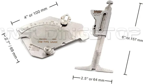 Vista 2 de WS Welding Hi-Lo Gauge & Bridge CAM Gage Metric and Inch Reading