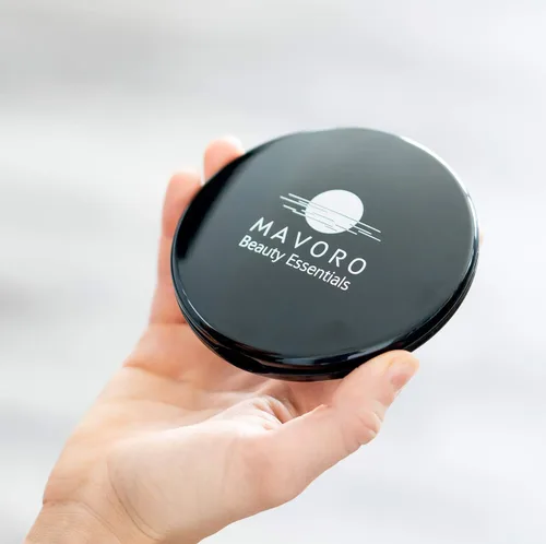 Vista 9 de Espejo compacto de aumento para monederos, aumento 1x/10x, espejo de maquillaje de viaje de doble cara, espejo de bolsillo pequeño de 4 pulgadas