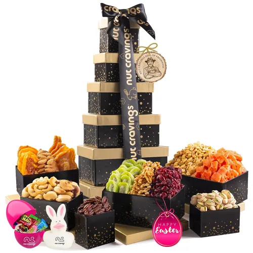 Vista 13 de NUT CRAVINGS - Cesta de regalo de frutas secas y nueces mixtas