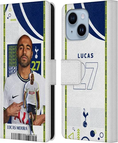 Vista 55 de Head Case Designs Officially Licensed Tottenham Hotspur F.C. Cristian Romero 2022/23 First Team Leather Wallet Case Compatible with Apple iPhone 11