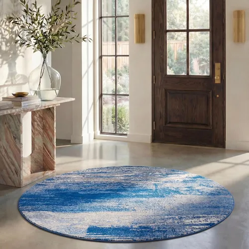 Vista 82 de SAFAVIEH Colección Adirondack Alfombra de Pasillo - 2'1" x 6', Marfil y Salvia, Diseño Abstracto Moderno, No Desprende Pelusa y Fácil Cuidado, Ideal