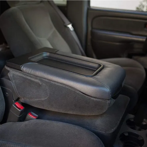 Vista 4 de CHEDA Kit de reparación de reposabrazos de consola central con pestillo gris oscuro compatible con Chevy Silverado 1999-2007/Compatible con Chevy