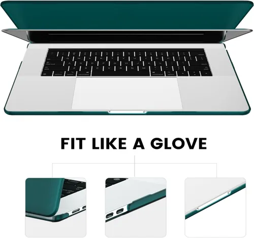 Vista 4 de iCasso Funda para MacBook Air de 15 pulgadas 2025 2024 2023 versión A3241 M4 A3114 M3 A2941 M2 Chip, carcasa rígida, funda, protector de pantalla