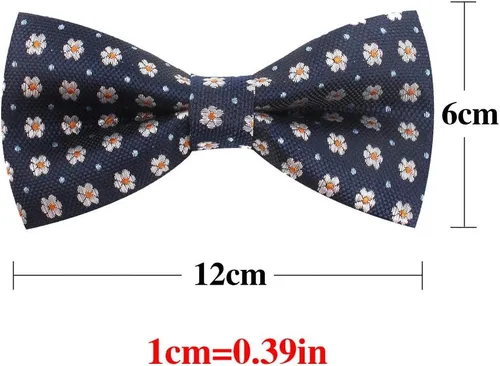 Vista 3 de Pajaritas ajustables preatadas para hombres y niños, regalos de boda