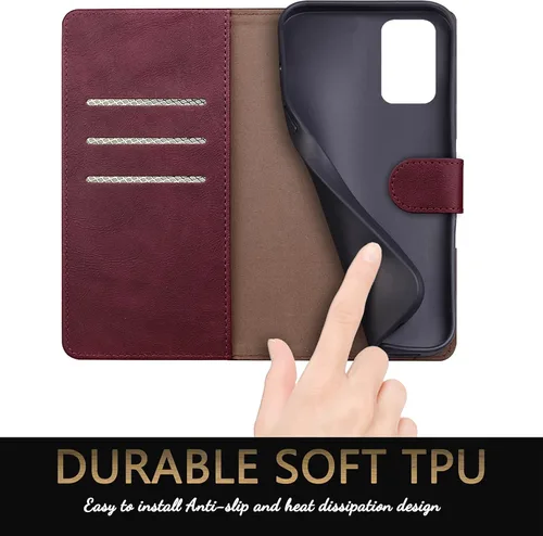 Vista 14 de SUANPOT Funda de piel tipo cartera para Samsung Galaxy S20+/S20 Plus de 6.7 pulgadas (sin S20 6.2 pulgadas/S20 Ultra 6.9 ") con tarjetero RFID