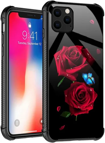 Vista 110 de Funda compatible con iPhone 8, a prueba de golpes, antiarañazos, bandera de ciervos de cola blanca de grano de madera estadounidense