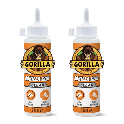 Vista 15 de Gorilla - Pegamento transparente, botella de 1.75 onzas (paquete de 1) - Cristal claro, para todo uso y resistente al agua