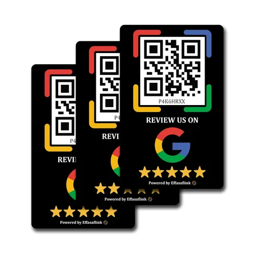 Vista 7 de Google Review Tap Card, NFC y código QR para empresas - Boost Opiniones de clientes 1 Card, No App, No Monthly Fees, Easy Setup in Minutes, Durable