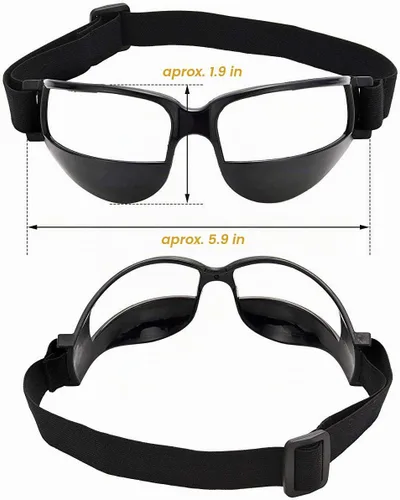 Vista 3 de Baloncesto Dribbling Goggles Sport Dribble Specs Gafas Dribbling Specs Soccer Basketball Training Aid - 1 unids
