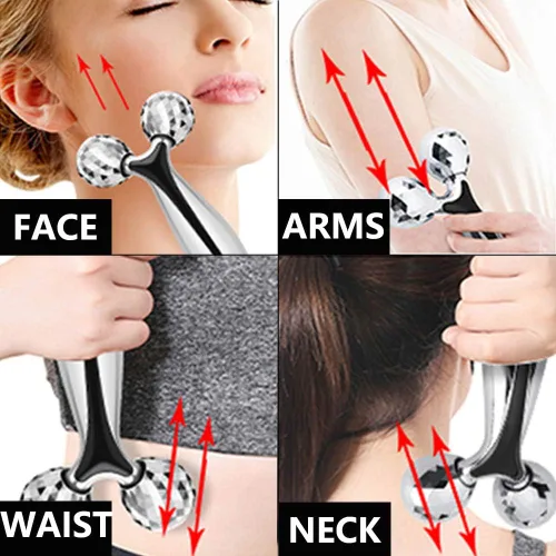 Vista 6 de SUPANT Masajeador facial V, reduce las arrugas en el cuello y los ojos, masaje para drenaje linfático, estiramiento facial, reduce la hinchazón