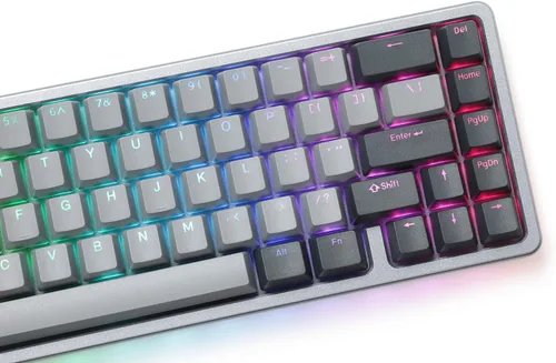 Vista 10 de Drop - Teclado mecánico de alto perfil ALT Teclado para juegos de 65% (67 teclas), interruptores hot-swap, macros programables, retroiluminación