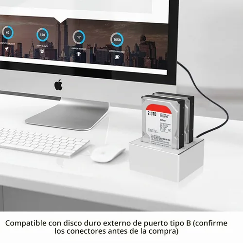 Vista 6 de OKRAY Cable USB 3.0 A a B, paquete de 2 cables de nailon trenzado tipo A macho a B macho de 6 pies para concentrador USB/controladores duros