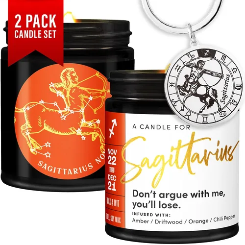 Vista 33 de WAX & WIT Regalos de Acuario para mujeres, vela de Acuario, regalo del zodiaco, regalos de astrología para mujeres, vela del zodiaco, regalo