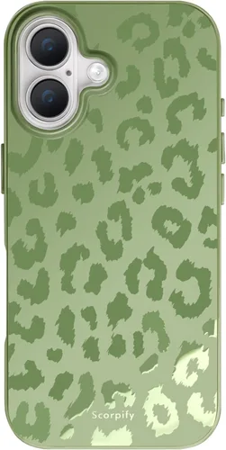 Vista 16 de SCORPIFY - Funda para iPhone 17 Pro Max Leopardo negro transparente LP-Negro Transparente Leopardo