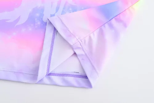 Vista 6 de Akokvlar Traje de baño de dos piezas para niñas, tankini con pantalón corto