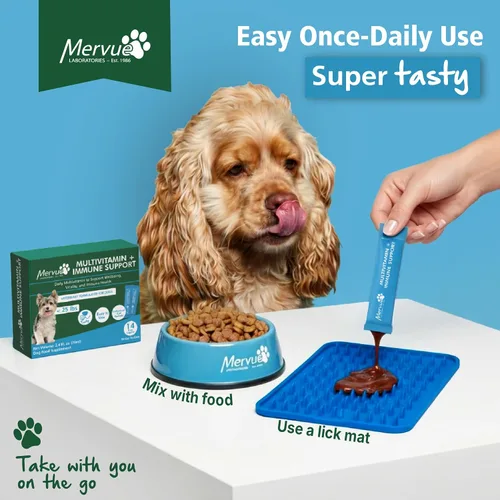 Vista 3 de Mervue Multivitamínico + Apoyo Inmunológico para Perros