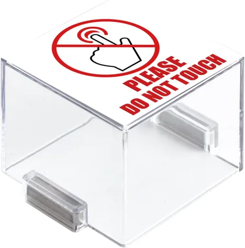 Vista 10 de 4 protectores de plástico transparente para interruptor de botón, a prueba de polvo, pomo de parada de emergencia para botón de encendido de 0.866